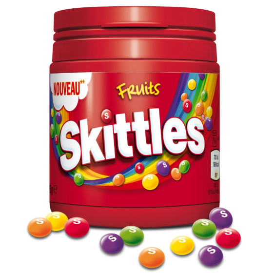 BONBON SKITTLES FRUITS 125G