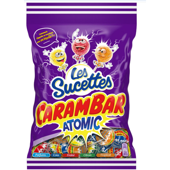 SUCETTES CARAMBAR ATOMIC 156G