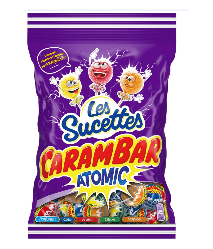 SUCETTES CARAMBAR ATOMIC 156G