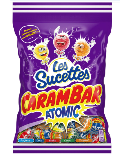 SUCETTES CARAMBAR ATOMIC 156G