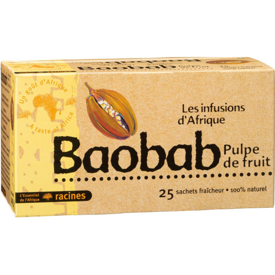 INFUSIONS D'AFRIQUE BAOBAB RACINES 40G
