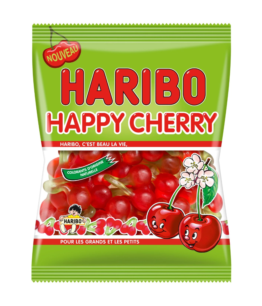 BONBON HARIBO HAPPY CHERRY 220G