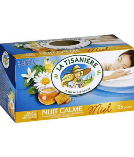 INFUSION NUIT CALME MIEL LA TISANIERE 37,5G