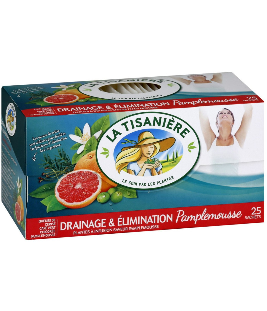 INFUSION DRAINAGE ET ELIMINATION AU PAMPLEMOUSSE LA TISANIERE 37,5G