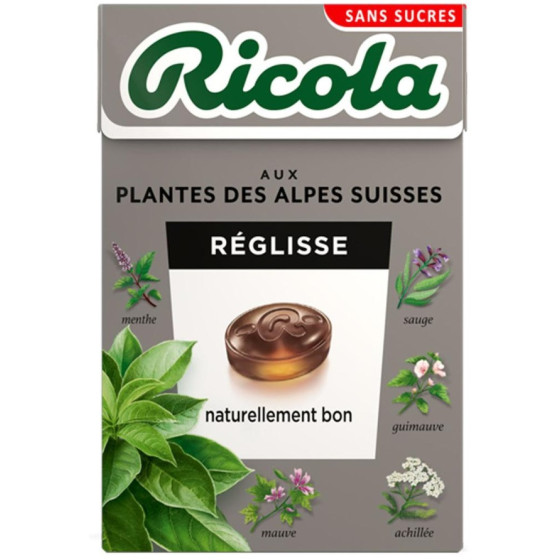 BONBONS RICOLA REGLISSE 50 G