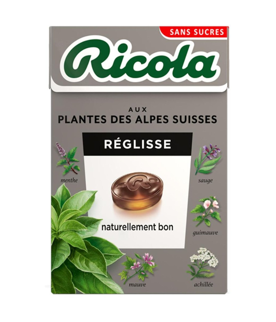 BONBONS RICOLA REGLISSE 50 G
