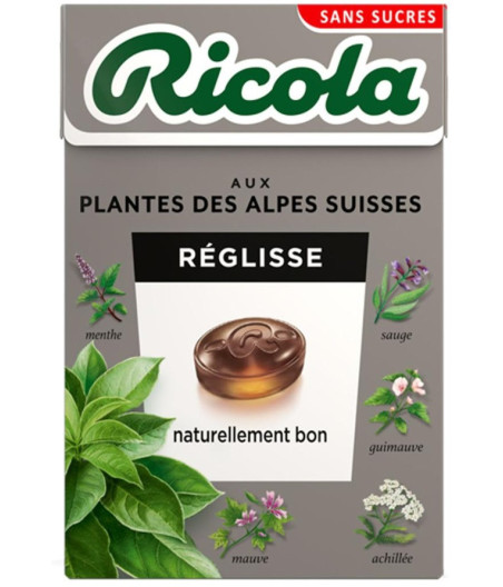 BONBONS RICOLA REGLISSE 50 G