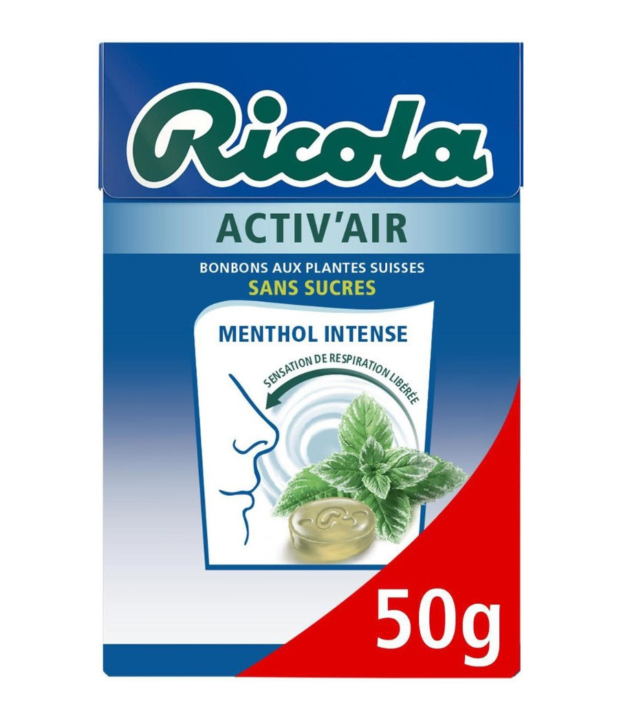 BONBONS RICOLA ACTIV'AIR 50 G