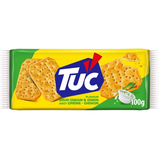 BISCUITS TUC SAVEUR CREME ET OIGNON LU 100G