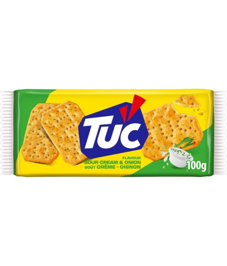 BISCUITS SAVEUR CREAM & ONION TUC 100G