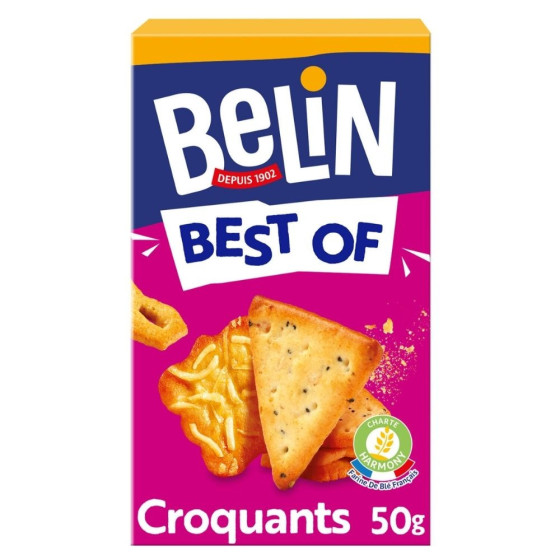 BISCUITS CRACKERS BEST OF CRAQUANTS BELIN 50G