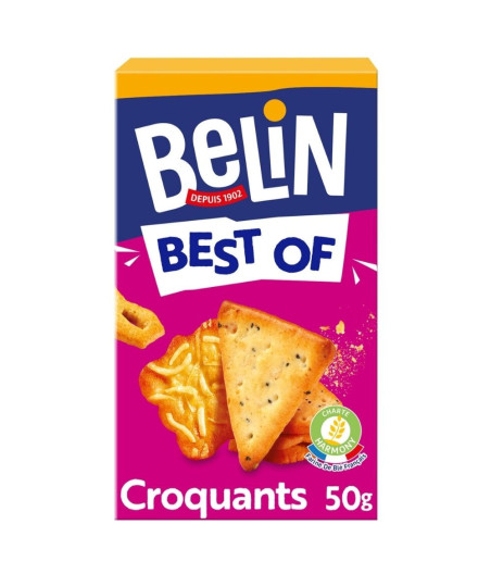 BISCUITS CRACKERS BEST OF CRAQUANTS BELIN 50G