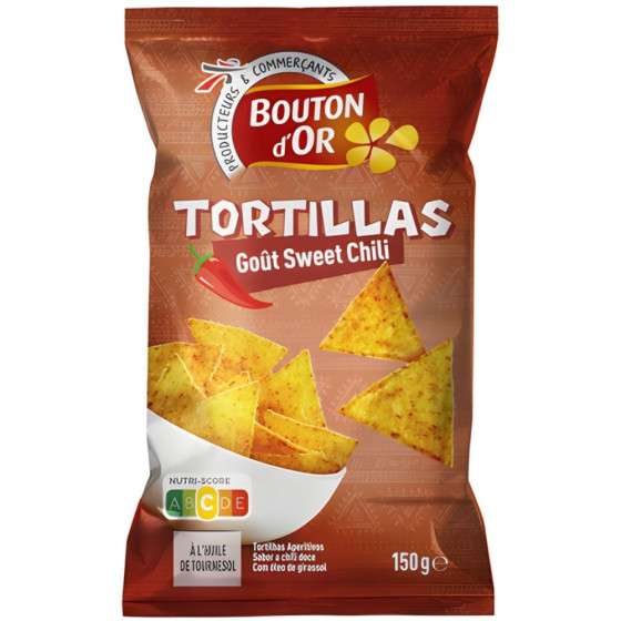 CHIPS TORTILLA GOUT SWEET CHILI 150G