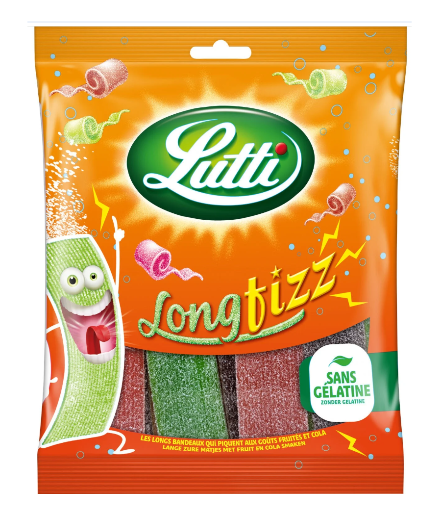 BONBON LUTTI LONG FIZZ 100G