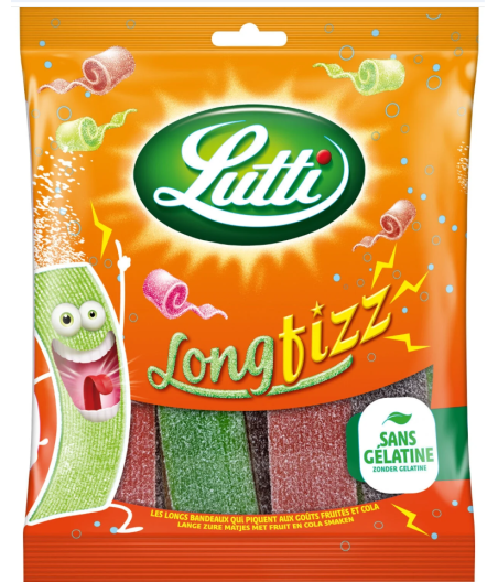 BONBON LUTTI LONG FIZZ 100G