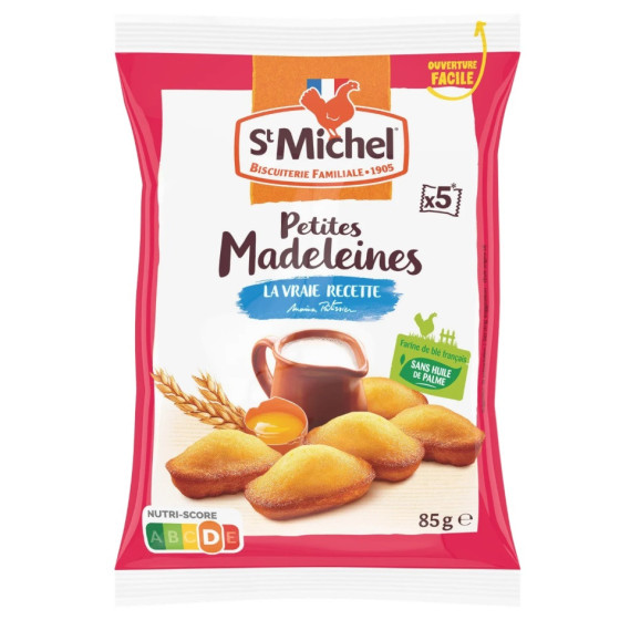 MADELEINES PETITES NATUREE  ST MICHEL 85G