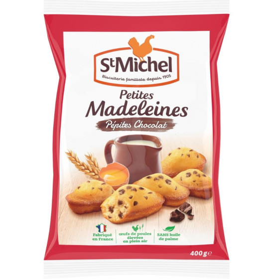 PETITE MADELEINE AUX PÉPITES DE CHOCOLAT 400 G