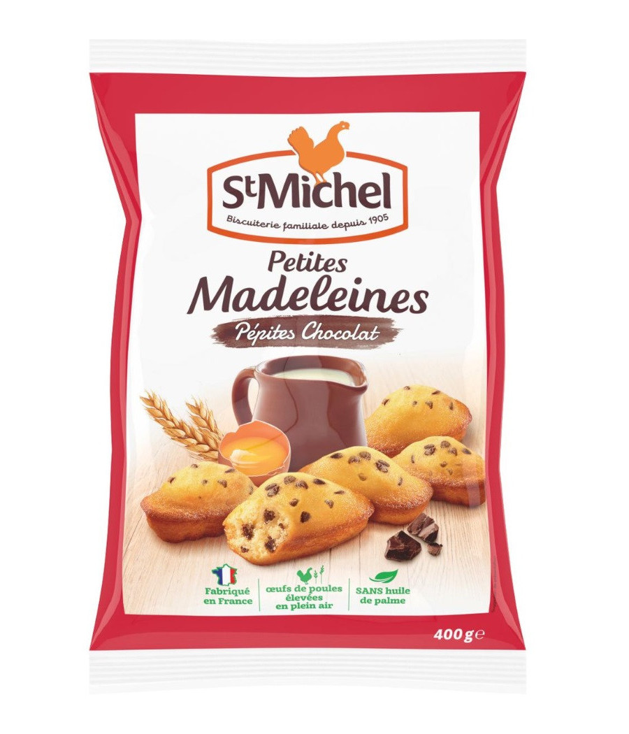 PETITE MADELEINE AUX PÉPITES DE CHOCOLAT 400 G