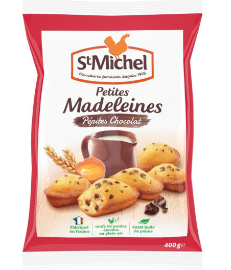 PETITE MADELEINE AUX PÉPITES DE CHOCOLAT 400 G