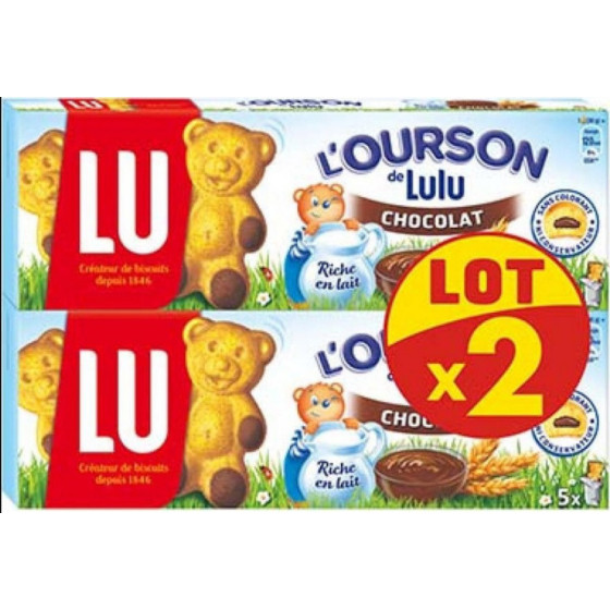 LULU L'OURSON FRAISE 300 G 2*150G