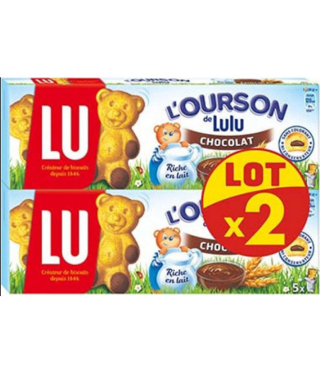 LULU L'OURSON FRAISE 300 G 2*150G