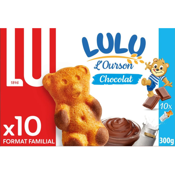 LULU L OURSON CHOCOLAT 300 G *10