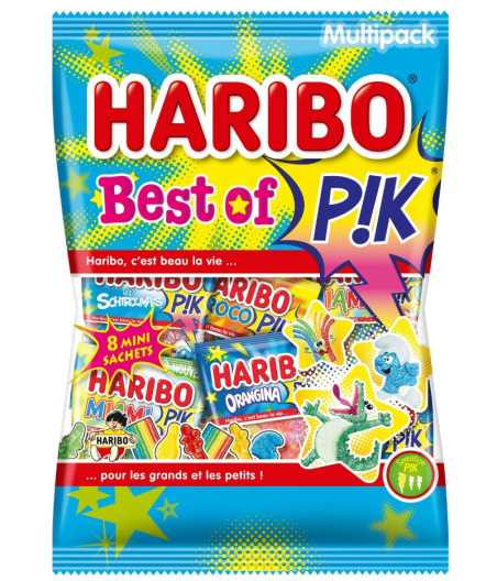 BONBON HARIBOT ASSORTIMENT PLAY & PIK LE SASCHET DE 360G