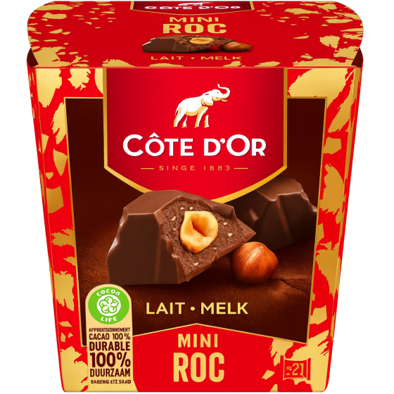 MINI ROC AU CHOCOLAT AU LAIT COTE D'OR 195G