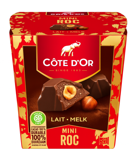 MINI ROC AU CHOCOLAT AU LAIT COTE D'OR 195G