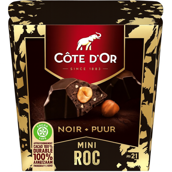 MINI ROC AU CHOCOLAT NOIR 195G