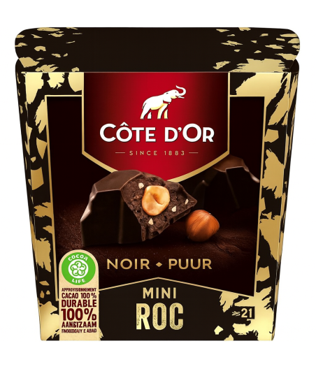 MINI ROC AU CHOCOLAT NOIR 195G