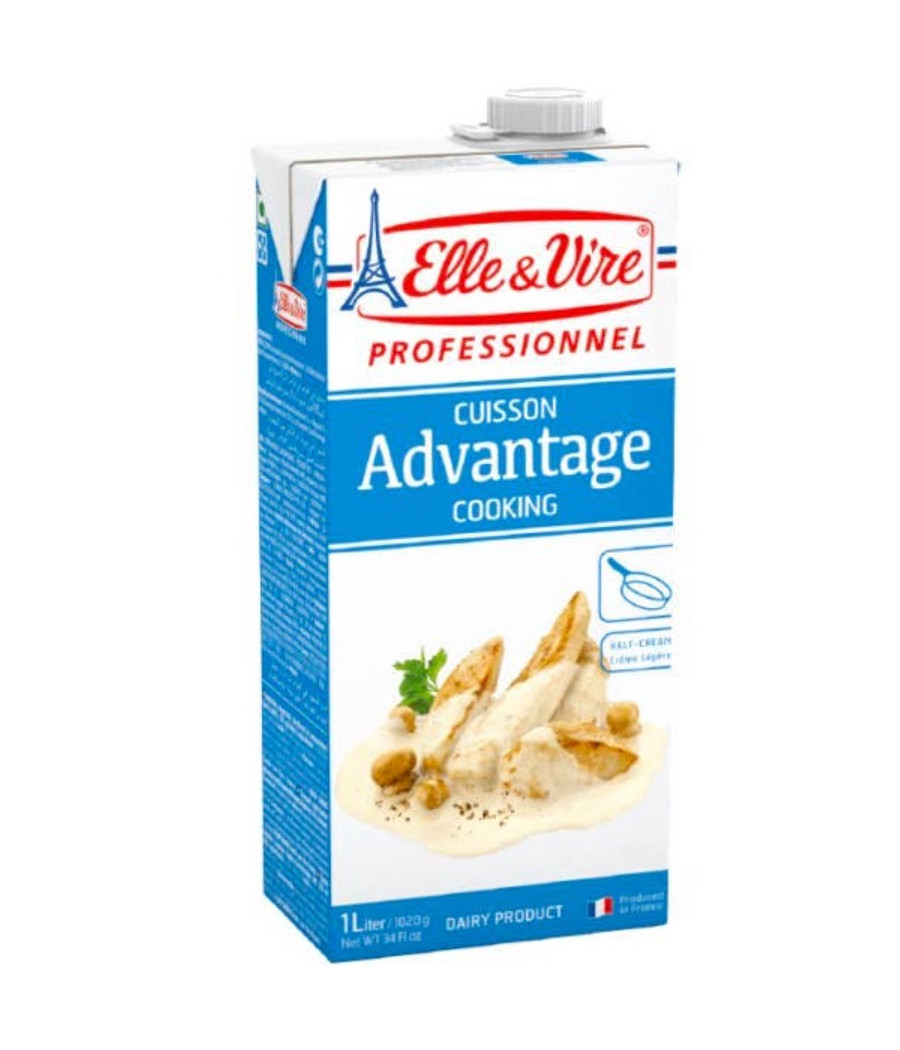 CREAM CUISSON ADVANTAGE COOKING ELLE&VIRE 1L