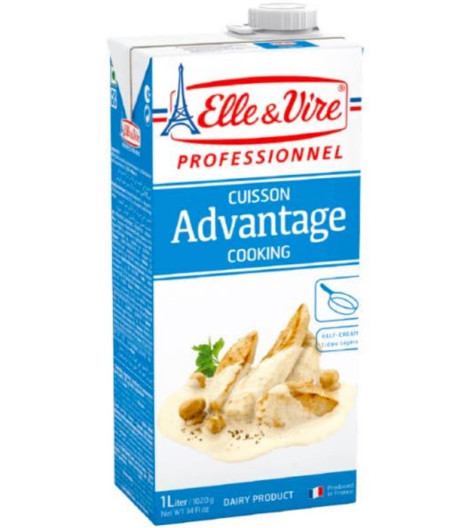 CREAM CUISSON ADVANTAGE COOKING ELLE&VIRE 1L