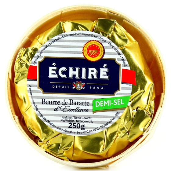 BEURRE DE BARATTE D'EXCELLENCE DEMI-SEL AOP 250 G