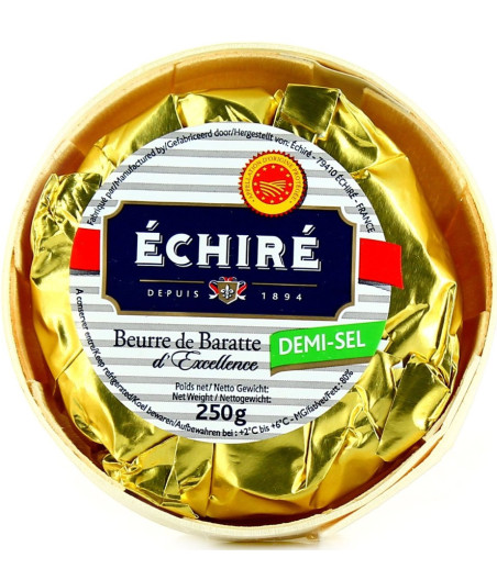 BEURRE DE BARATTE D'EXCELLENCE DEMI-SEL AOP 250 G