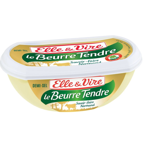 LE BEURRE TENDRE DEMI-SEL BARQUETTE 250 G