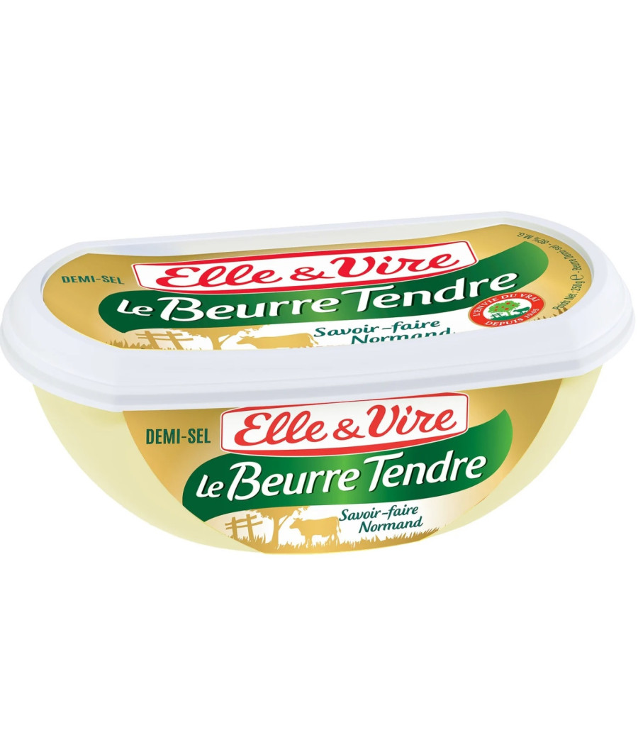 BEURRE TENDRE DEMI-SEL ELLE&VIRE 250G