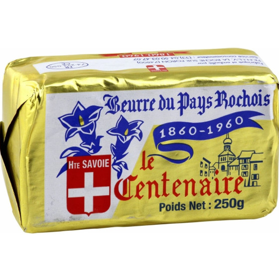 BEURRE DOUX DU PAYS ROCHOIS LE CENTENAIRE 250G