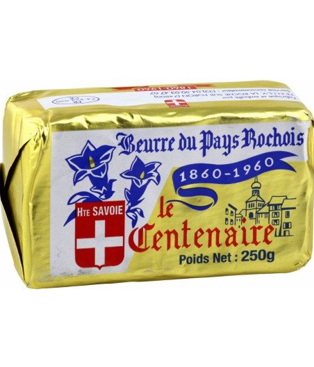 BEURRE DOUX DU PAYS ROCHOIS LE CENTENAIRE 250G