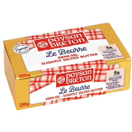 BEURRE DEMI-SEL 250G