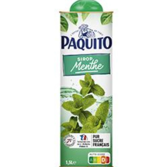 SIROP MENTHE PAQUITO 1,5 L