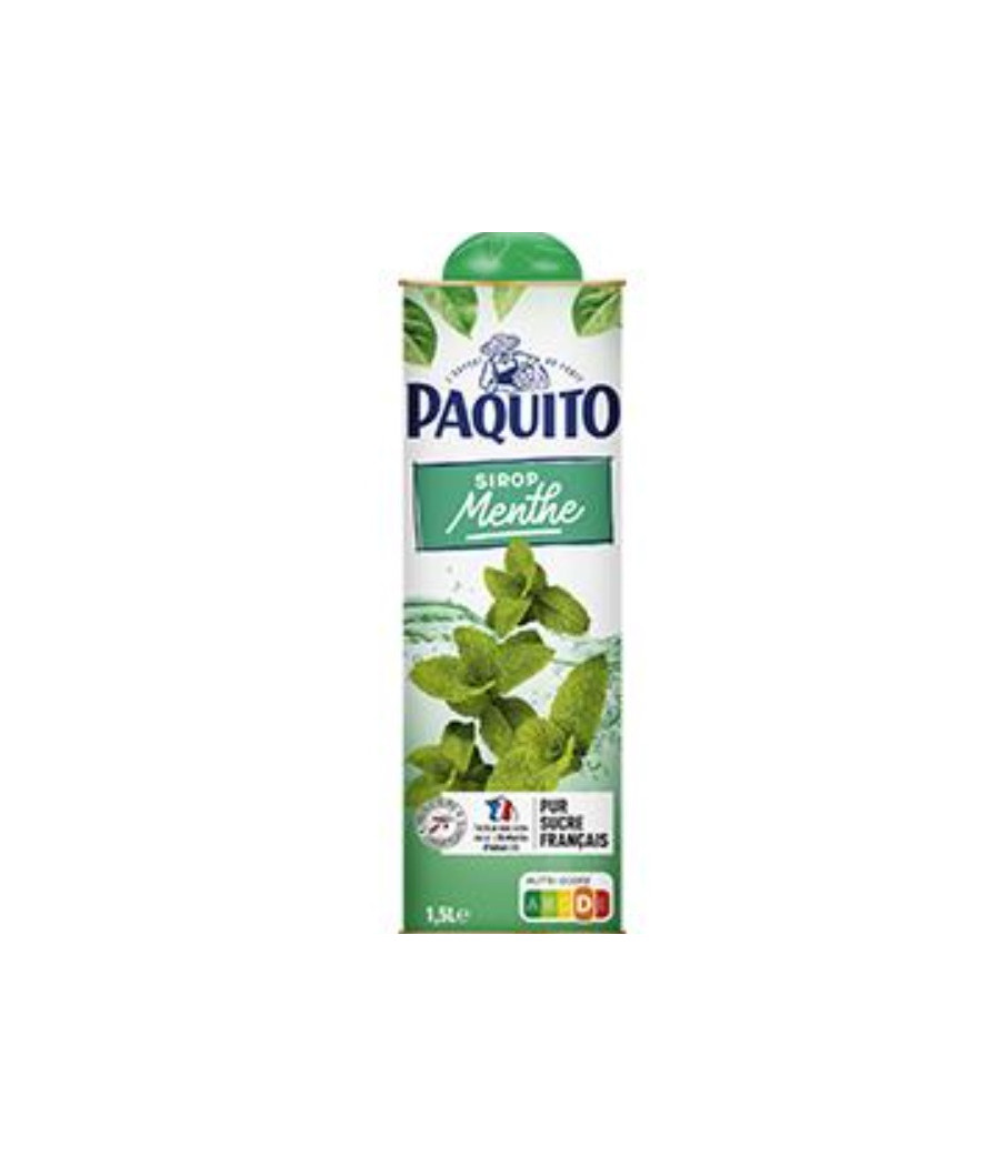 SIROP MENTHE PAQUITO 1,5 L