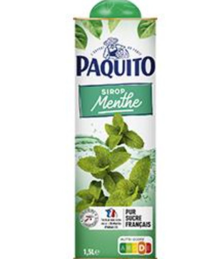 SIROP MENTHE PAQUITO 1,5 L