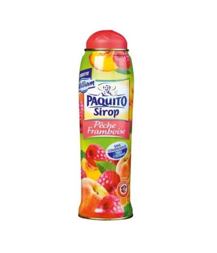 SIROP PECHE FRAMBOISE PAQUITO 75CL