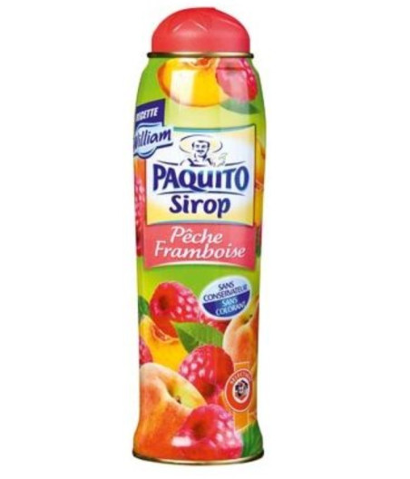 SIROP PECHE FRAMBOISE PAQUITO 75CL