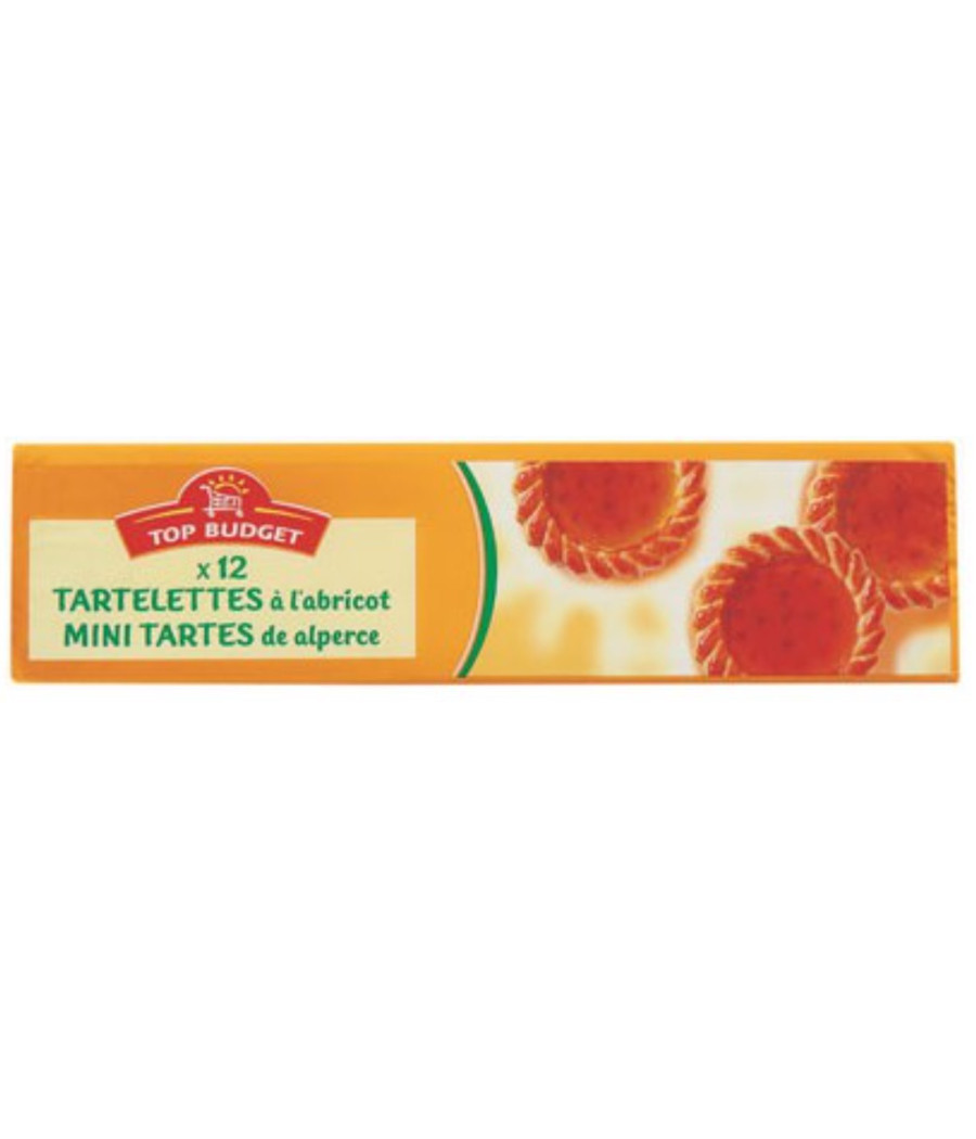 TARTELETTES A L'ABRICOT TOP BUDGET 200G