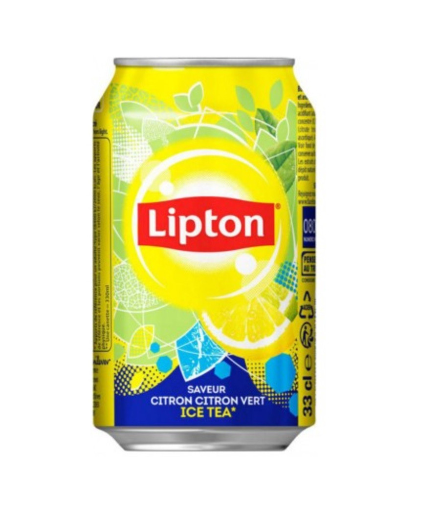 ICE TEA SAVEUR CITRON CITRON VERT  33CL