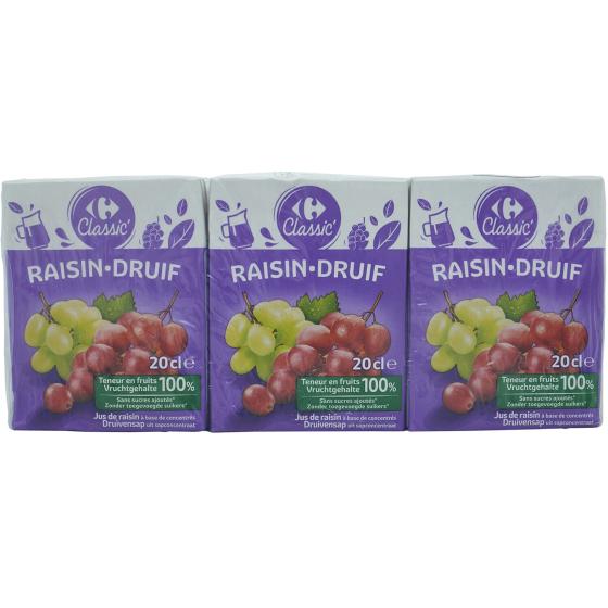 JUS DE FRUITS RAISIN A BASE CONCENTRE 20CL