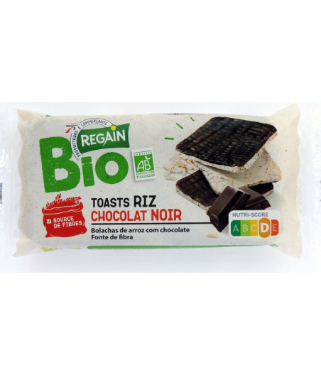 TOASTS DE RIZ NAPPES AU CHOCOLAT NOIR BIO 100G