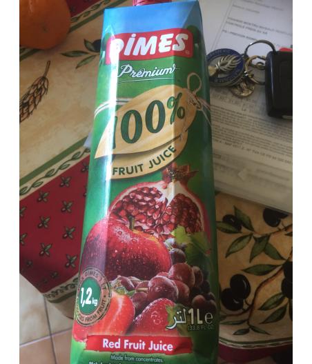 JUS DE FRUITS 100% RED FRUIT JUICE